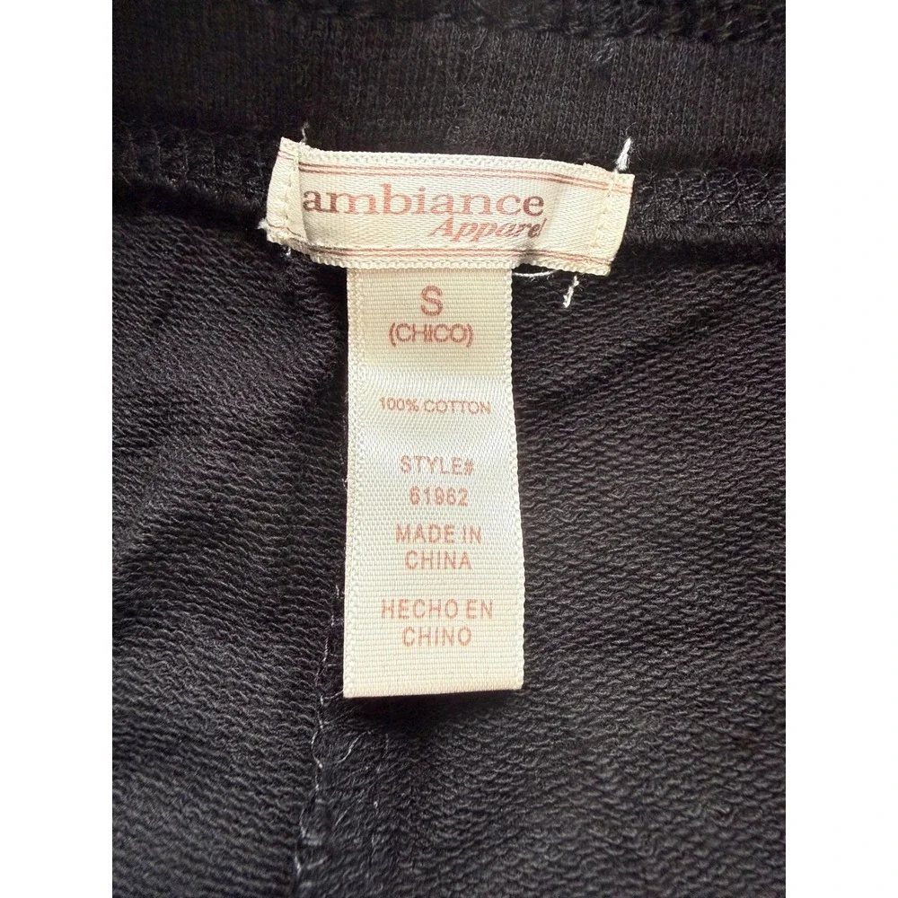 Ever Hottie Apparel Kids Small Black Cotton Drawstring Dolphin Shorts‎ 61962